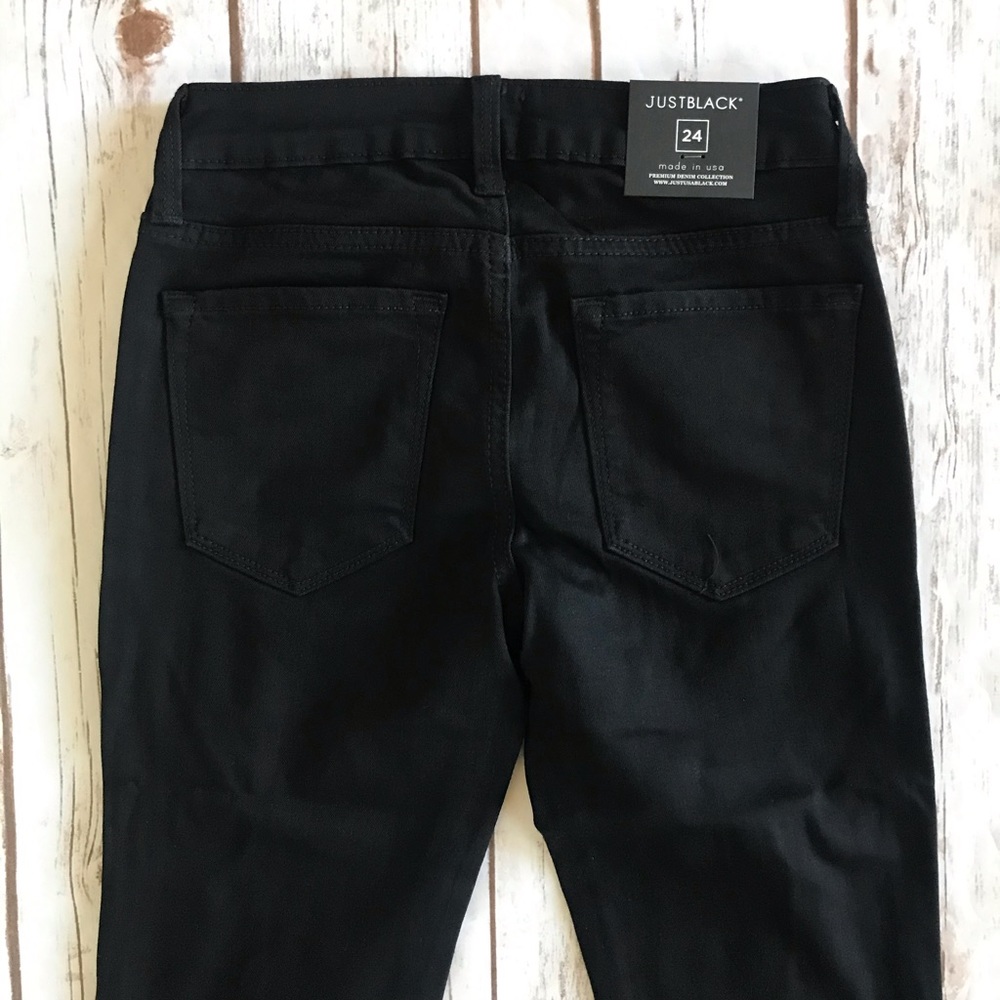 🧡last pair❗️ Just Black Skinny Distressed Jeans - Picture 7 of 13